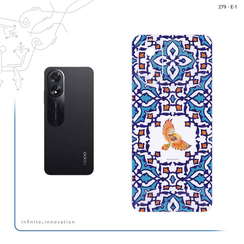 برچسب پوششی ماهوت مدل Homa_Tile مناسب برای گوشی موبایل اپو A38