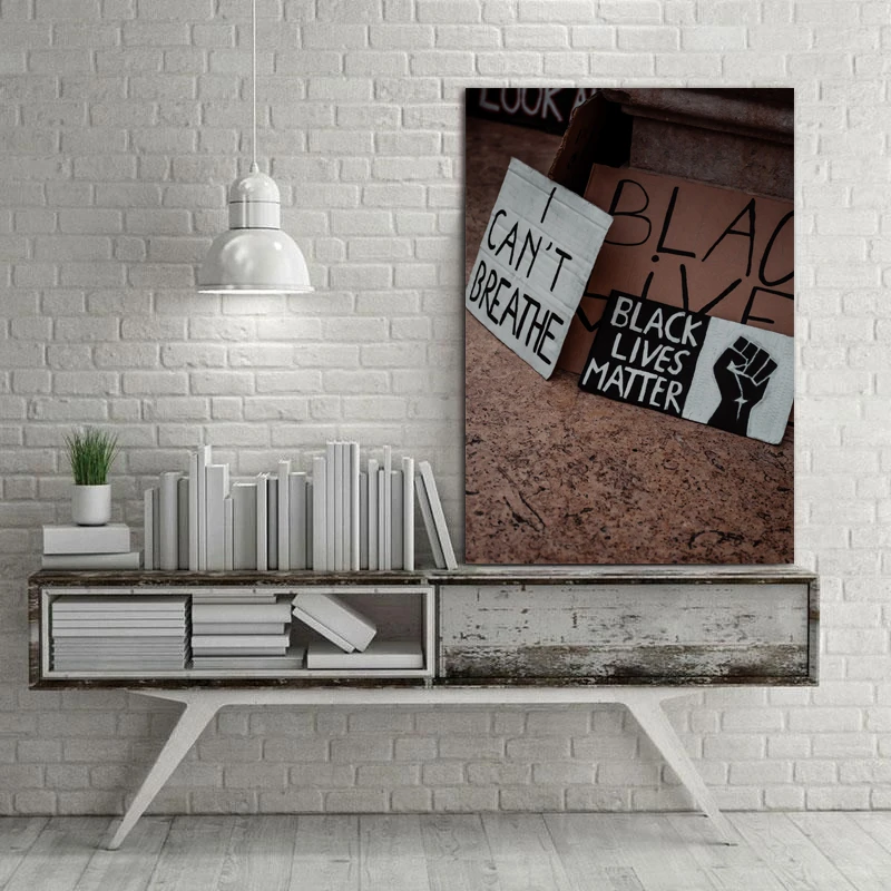 تابلو شاسی طرح Black Lives Matter کد A571