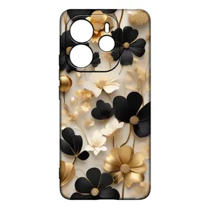 کاور طرح گل کد 322 مناسب برای گوشی موبایل شیائومی Redmi Note 14 4G