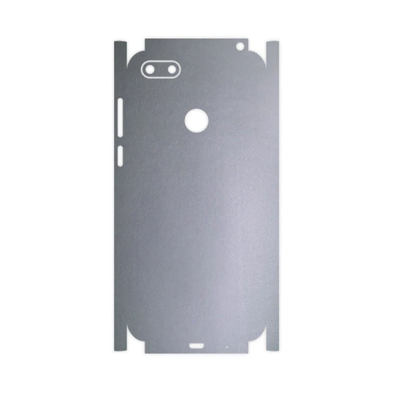 برچسب پوششی ماهوت مدل Matte-Silver-FullSkin مناسب برای گوشی موبایل موتورولا Moto E6 Play