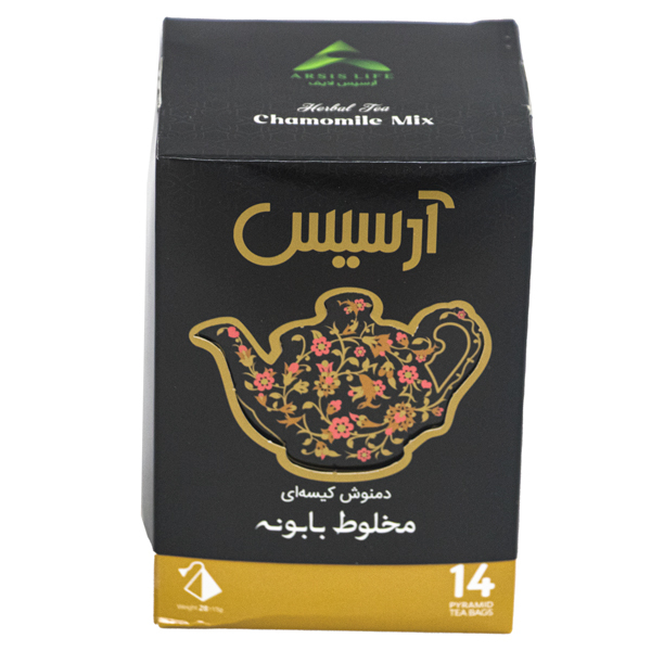 دمنوش گیاهی بابونه  آرسیس بسته 14 عددی