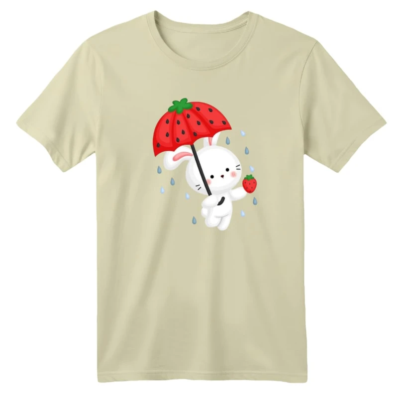 تی شرت آستین کوتاه بچگانه مدل خرگوش یلدایی کد 2