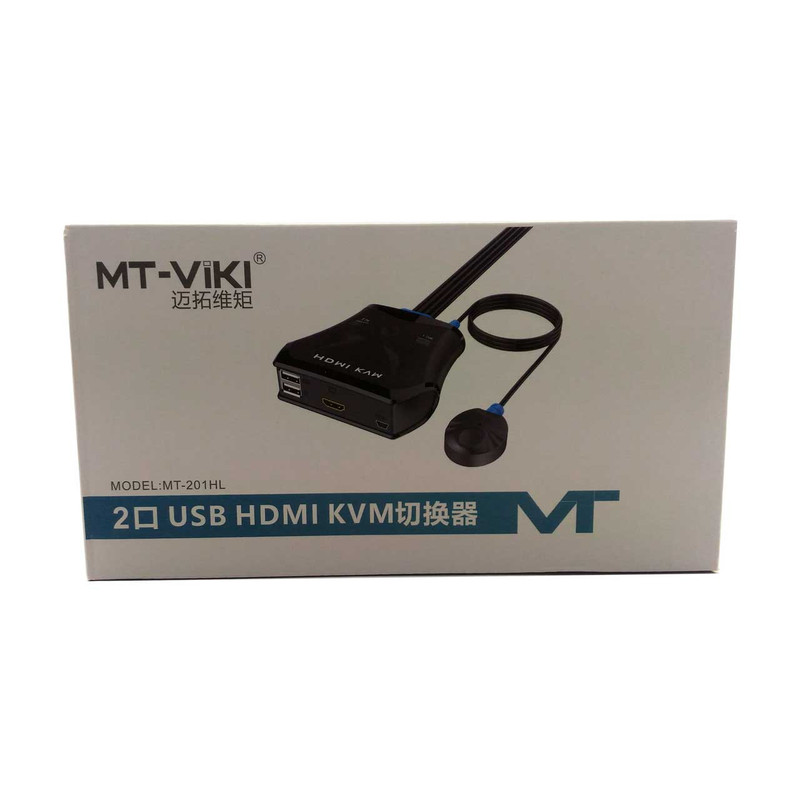 سوییچ دو پورت KVM HDMI ام تی -وی کی مدل MT-201HL 3