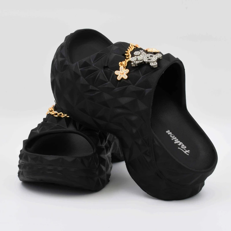 عکس شماره 3 : دمپایی دخترانه پاپا مدل الماس پرو bk.07