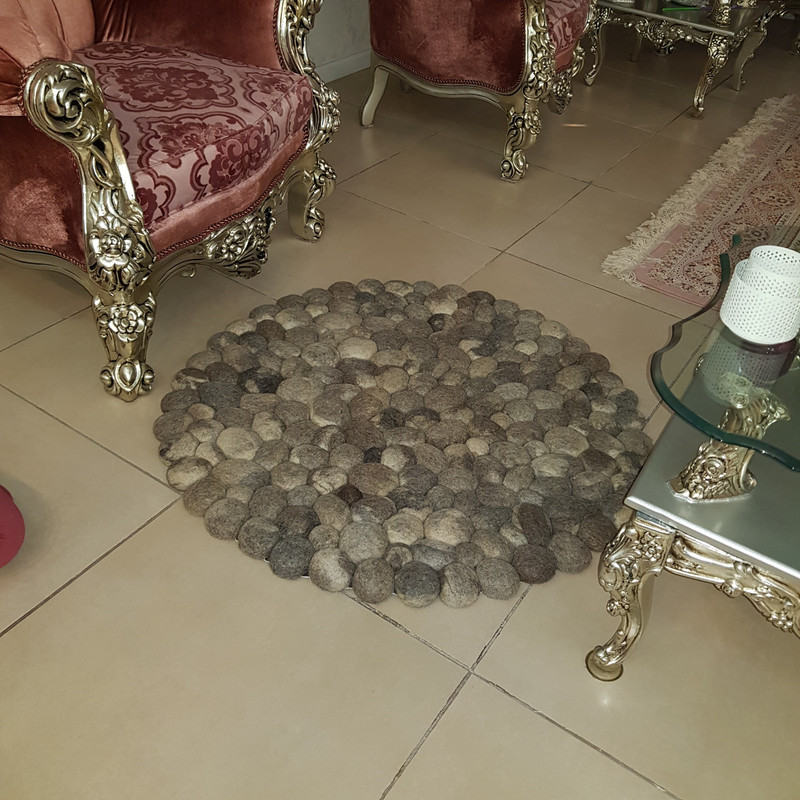 نمدفرش طرح سنگواره کد 1011