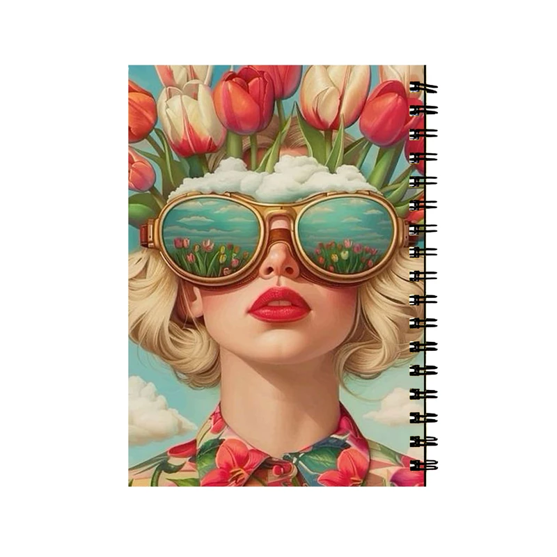 دفتر مشق 50 برگ طرح دختر فانتزی کد 289