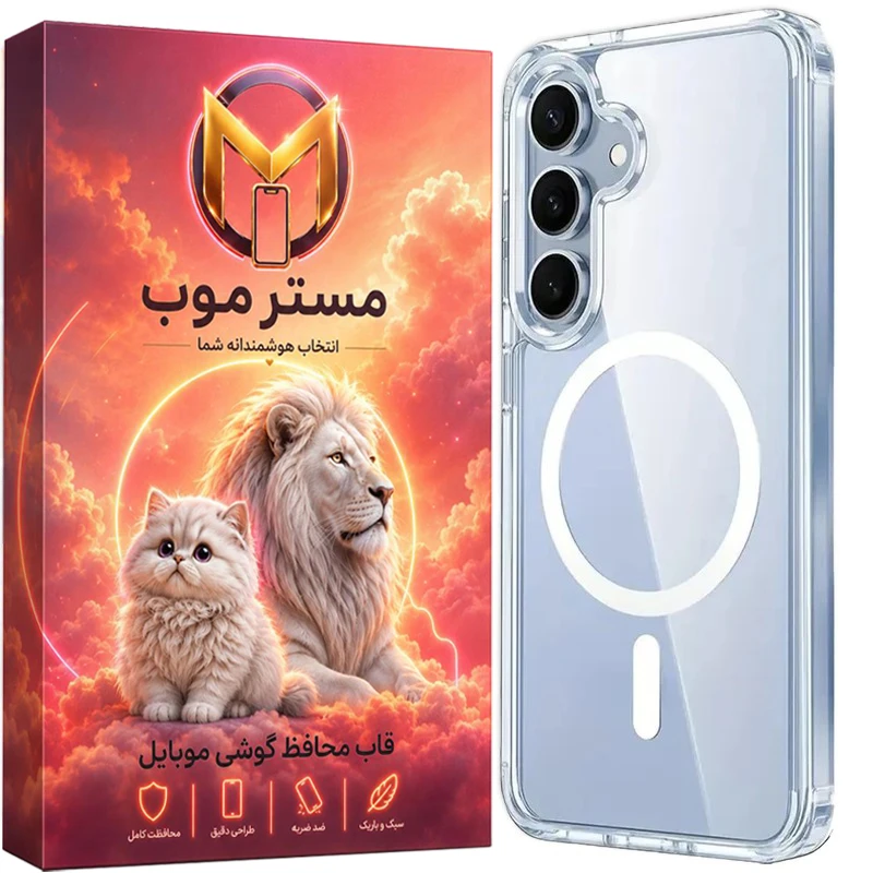 کاور مسترموب مدل مکسیف شفاف مناسب برای گوشی موبایل سامسونگ Galaxy A37 /Galaxy A57