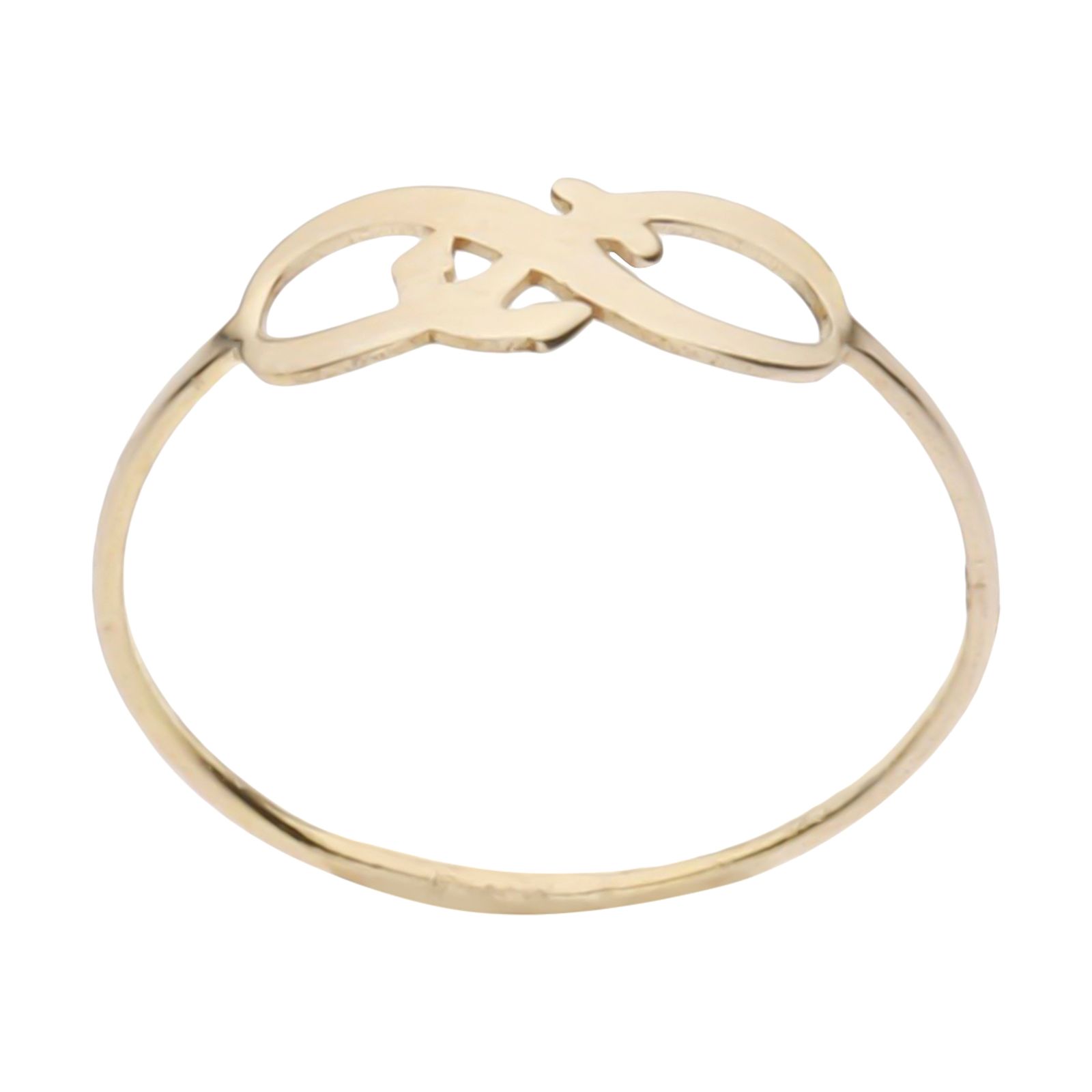 انگشتر طلا 18 عیار زنانه مایا ماهک مدل بی نهایت کد MR0876 سایز 55 -  - 1