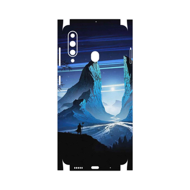 برچسب پوششی ماهوت مدل Blue Mountains Digital Art-FullSkin مناسب برای گوشی موبایل سامسونگ Galaxy A60