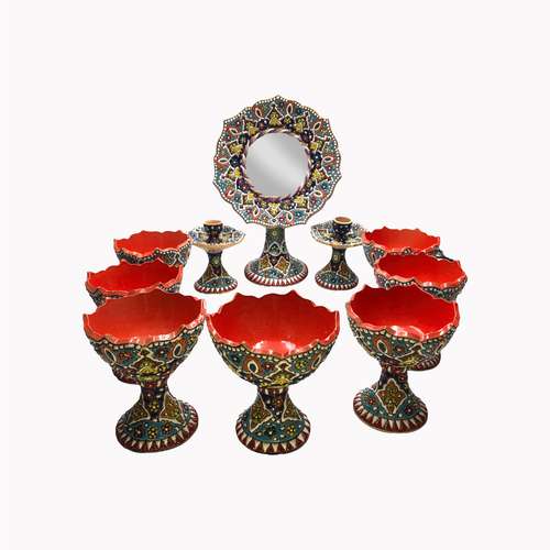 ست 10 تکه هفت سین میناکاری مدل عید