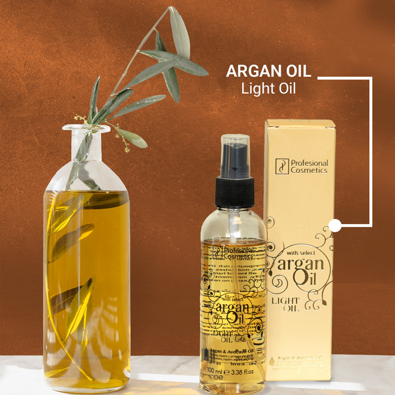 روغن مو آرگان پروفشنال کازمتیکز مدل روغن آرگان حجم 150 میلی لیتر