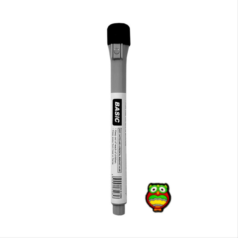 ماژیک وایت برد بیسیک مدل پاک کن دار طرح مغناطیسی به همراه مگنت