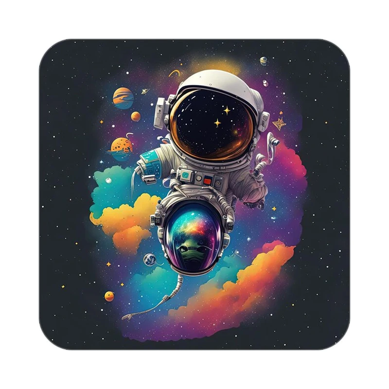 زیر لیوانی کاکتی طرح فضانورد مدل mp45964