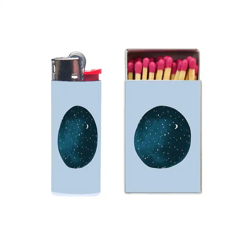 فندک مدل فضا کد 910 به همراه کبریت