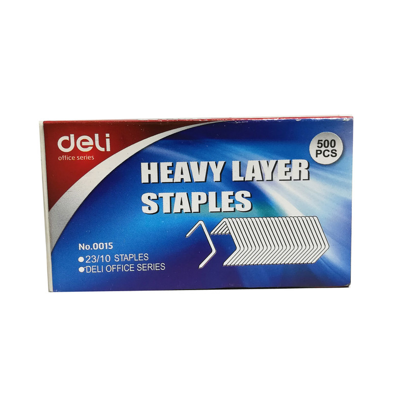 سوزن منگنه دلی مدل 0015 بسته 500 عددی سایز 23/10