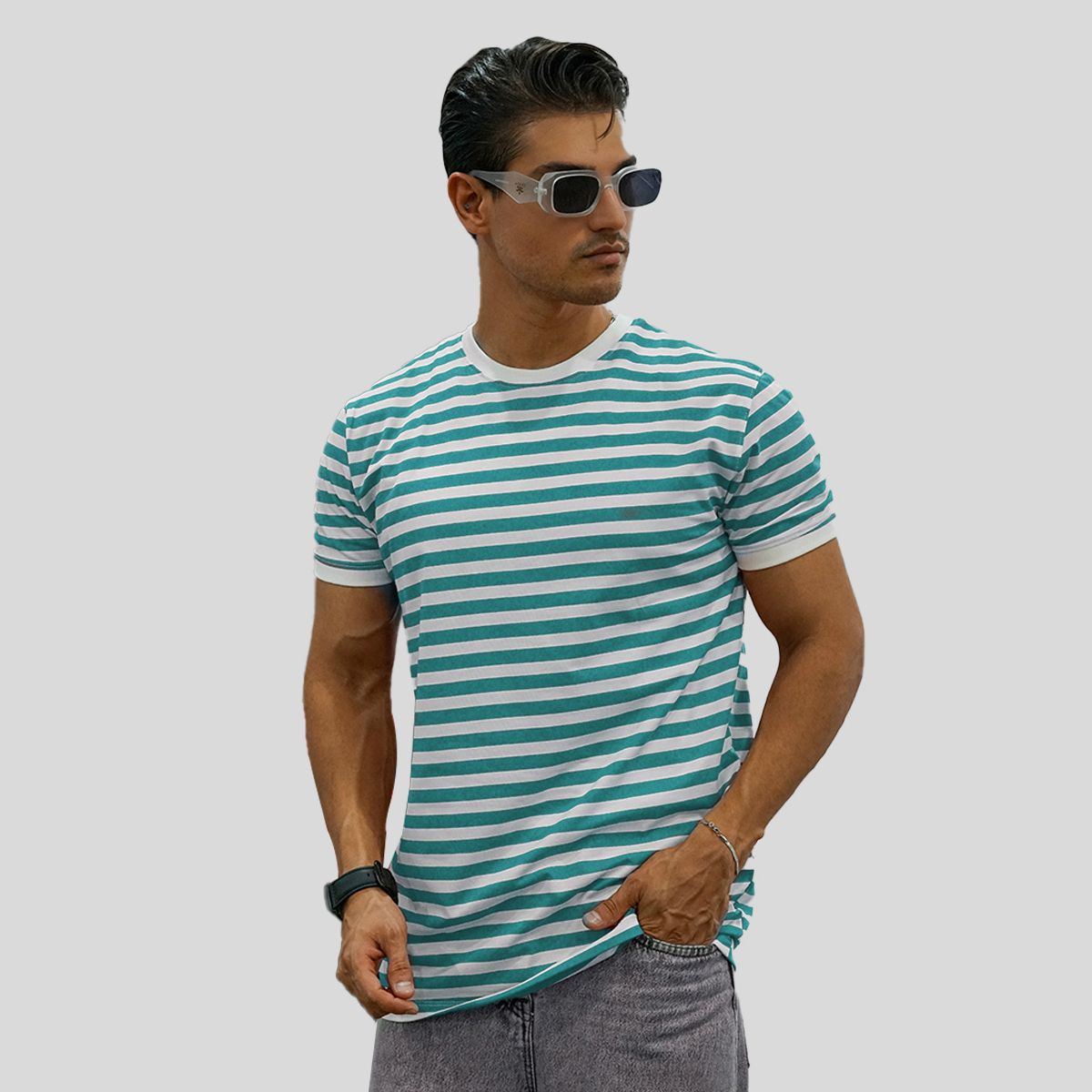 تی شرت آستین کوتاه مردانه مالدینی مدل t-449 -  - 1