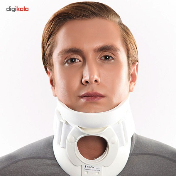 گردن بند طبی پاک سمن مدل Philadelphia With Trachea Opening سایز بسیار بزرگ