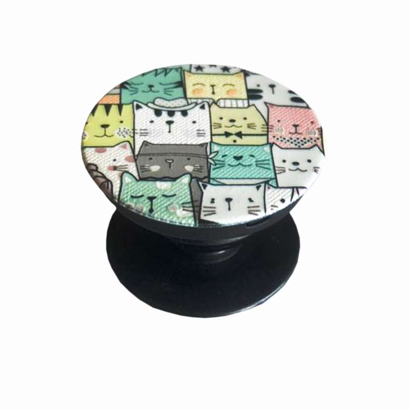 پایه نگهدارنده گوشی موبایل پاپ سوکت مدل CAT01 پایه نگهدارنده گوشی موبایل پاپ سوکت مدل CAT01