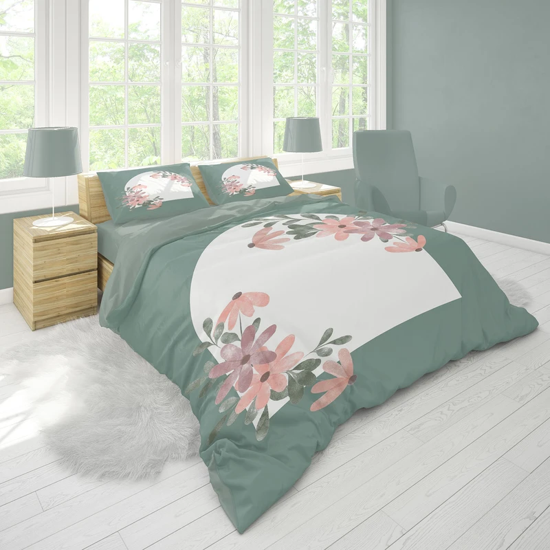 سرویس خواب 2 نفر 6 تکه مدل B068 میکروچاپ دیجیتال   