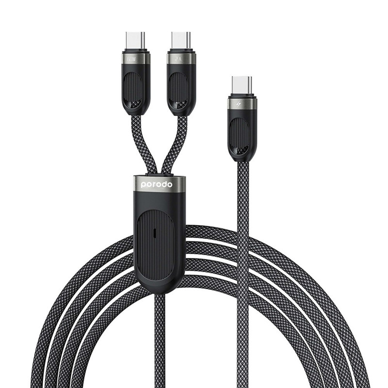 کابل تبدیل لایتنینگ به USB-C پرودو مدل مدل USB-C- PD Input015 طول 1 متر
