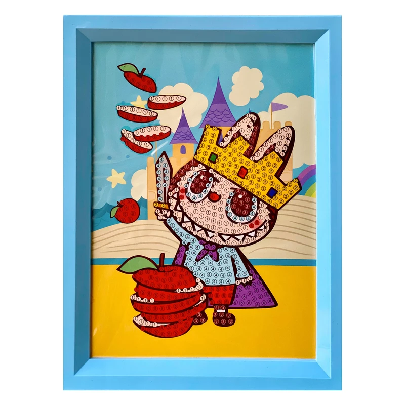 بازی آموزشی مدل ساخت تابلو نقاشی الماسی طرح لابوبو کد 08