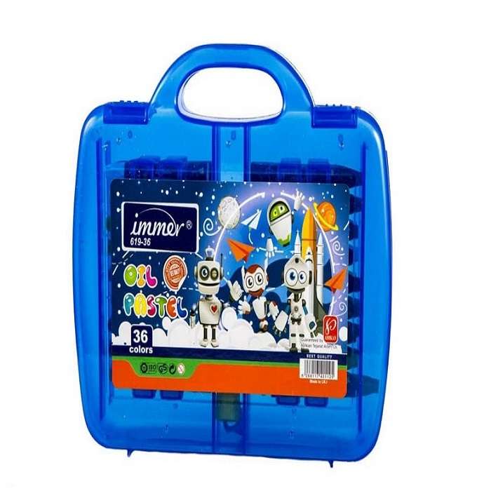 پاستل روغنی 36 رنگ ایمر مدل MJ-619-36 پاستل روغنی 36 رنگ ایمر مدل MJ-619-36
