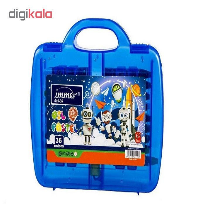 پاستل روغنی 36 رنگ ایمر مدل MJ-619-36