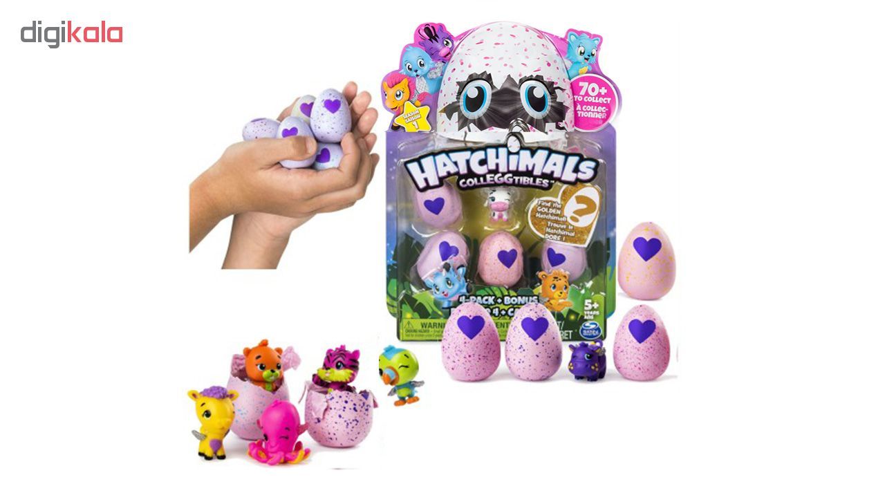 عروسک هچیما مدل HATCHIMALS COLLEGGTIBLES بسته 4 عددی