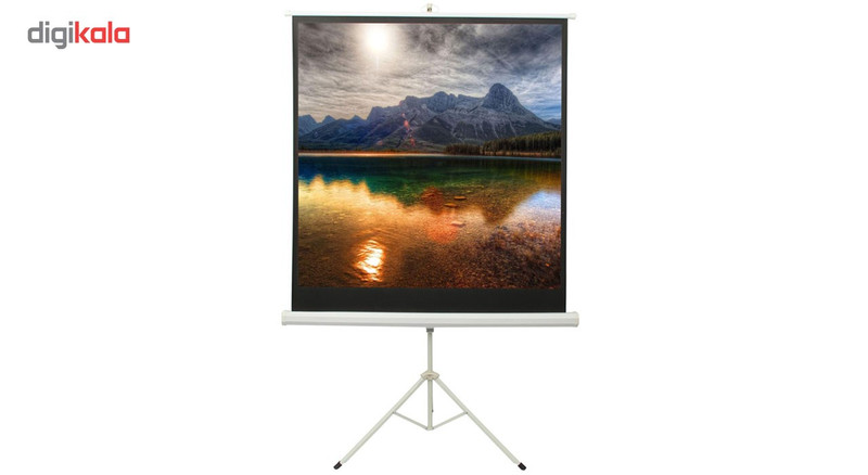 پرده نمایش پایه دار پروژکتور اسکوپ مدل فایبرگلاس سایز 250x250