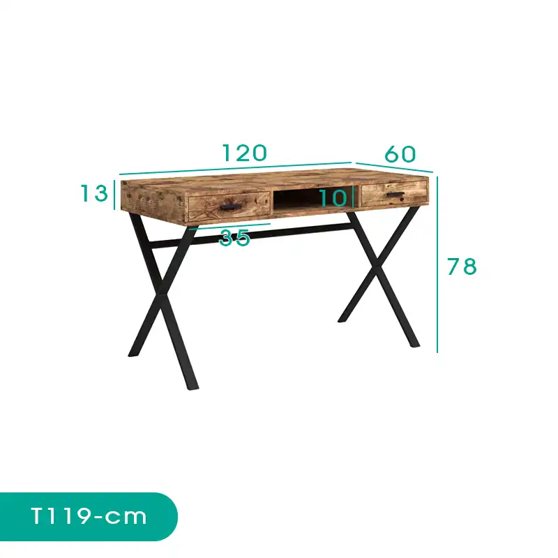 میز تحریر اسمردیس مدل T119 - MDF