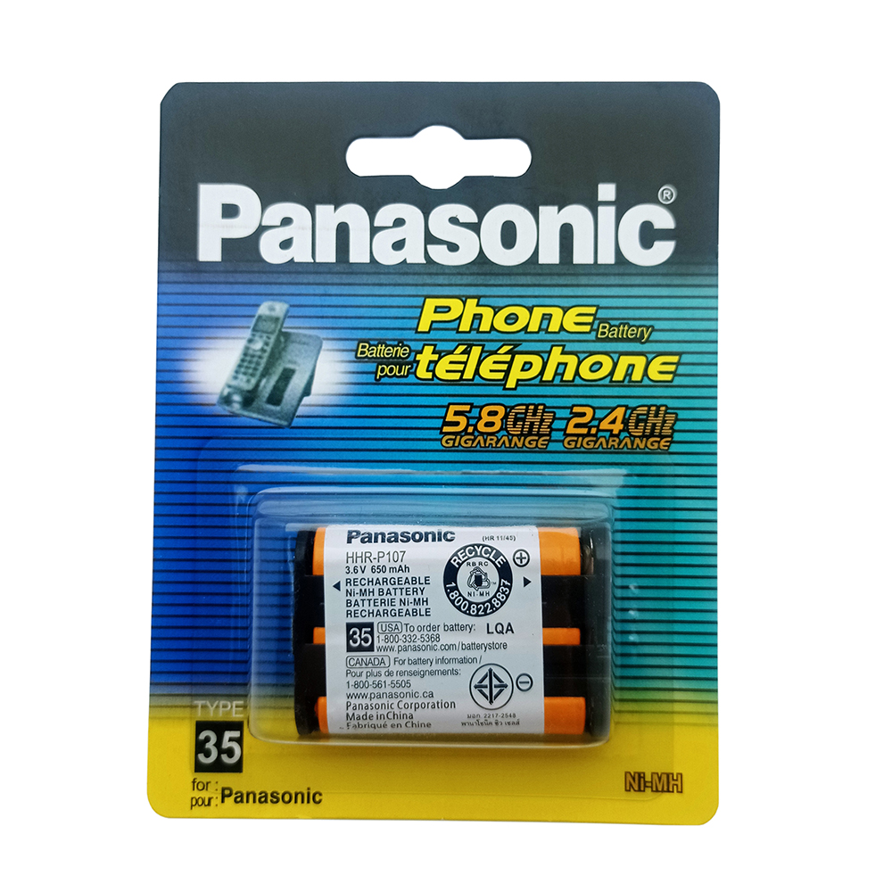 باتری تلفن بی سیم پاناسونیک مدل HHR-P107-DM