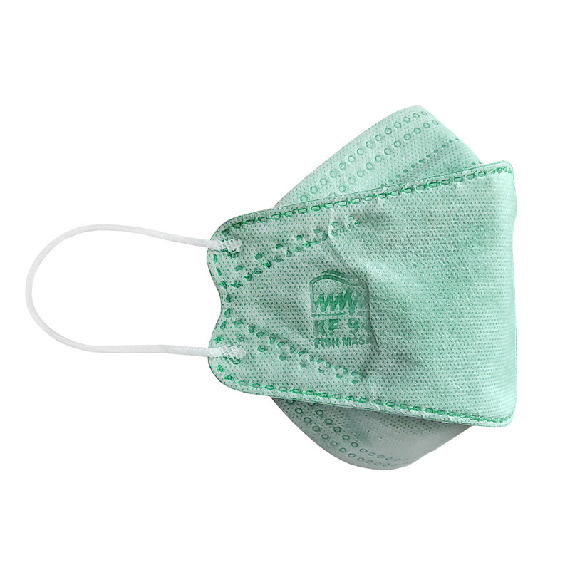 ماسک تنفسی بهسا مدل سه بعدی 3D-BSA-03-Grn بسته 3 عددی