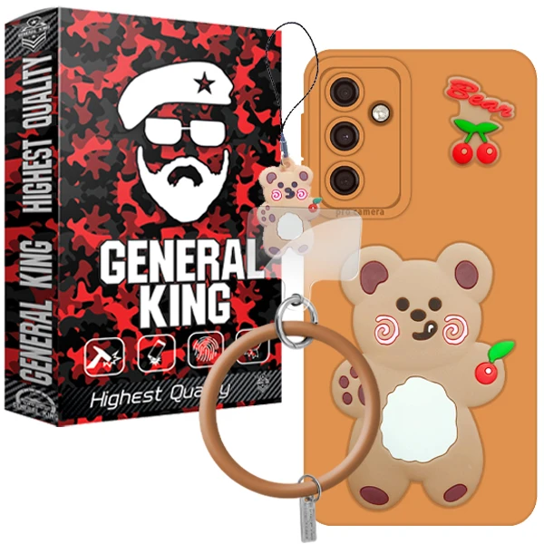 کاور ژنرال کینگ مدل RO-Gilasi-21 مناسب برای گوشی موبایل سامسونگ Galaxy A54 به همراه بند آویز