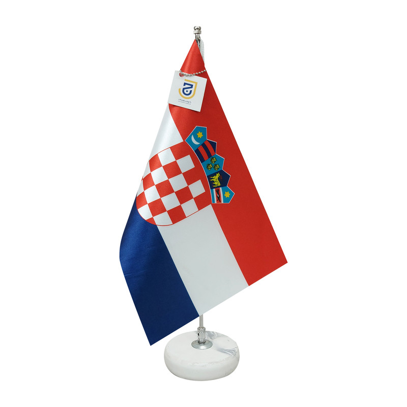 پرچم رومیزی جاویدان تندیس پرگاس مدل کرواسی کد 2
