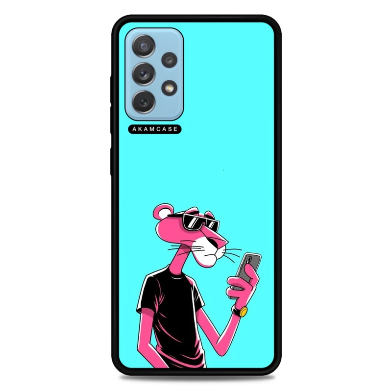 کاور آکام مدل AMC-WSGA72-PINK PANTHER1 مناسب برای گوشی موبایل سامسونگ Galaxy A72
