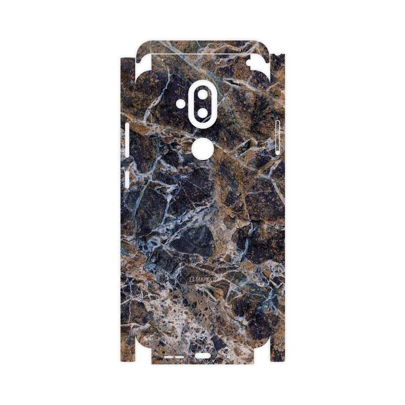 برچسب پوششی ماهوت مدل Earth-White-Marble-FullSkin مناسب برای گوشی موبایل نوکیا 8.1