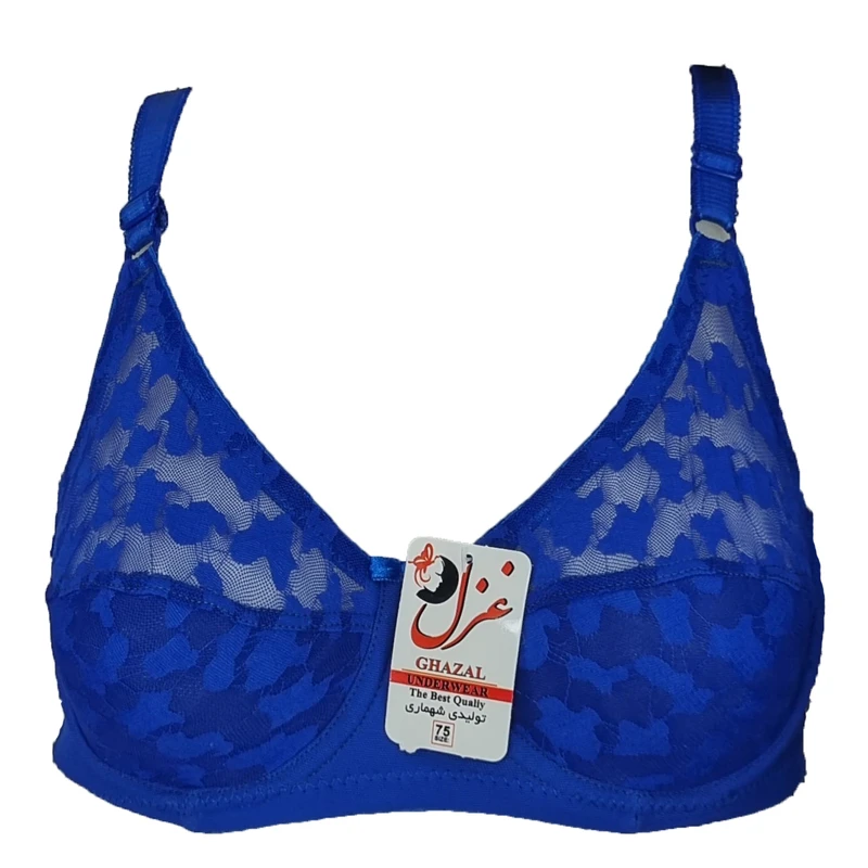 سوتین زنانه مدل گیپور فنردار غزل کد 2043