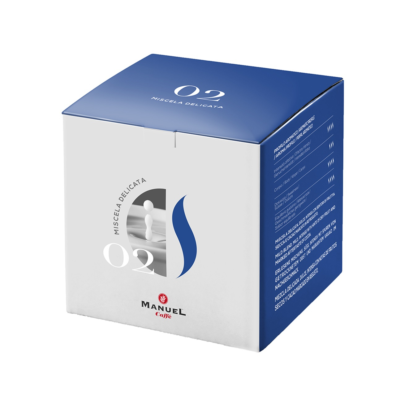کپسول قهوه  مانوئل کافه مدل Delicata بسته 10 عددی