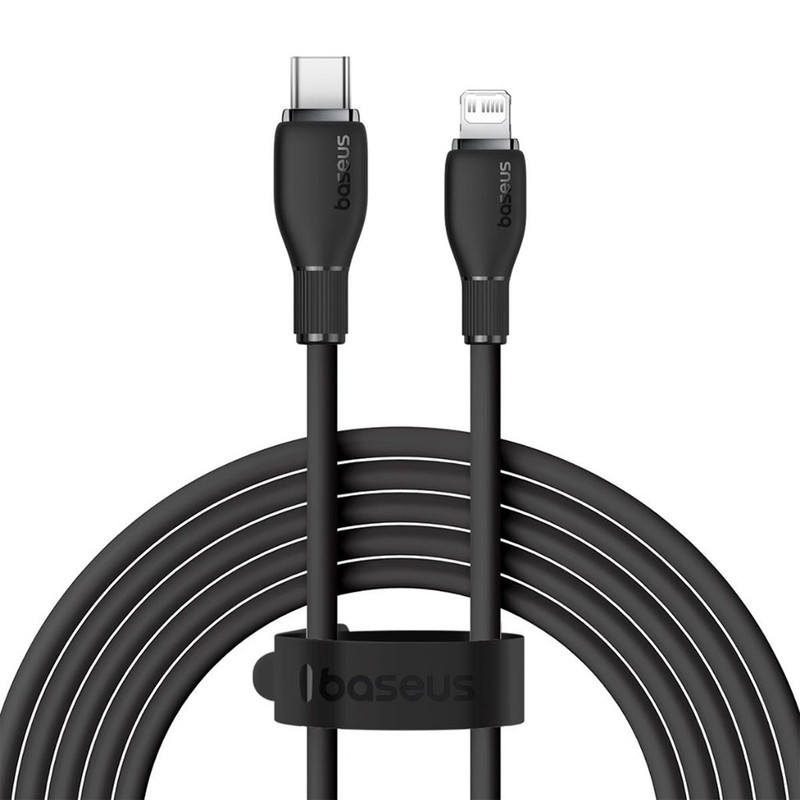 کابل تبدیل USB-C به لایتنینگ بیسوس مدل Pudding Series Gentle 20W طول 120 سانتی متر