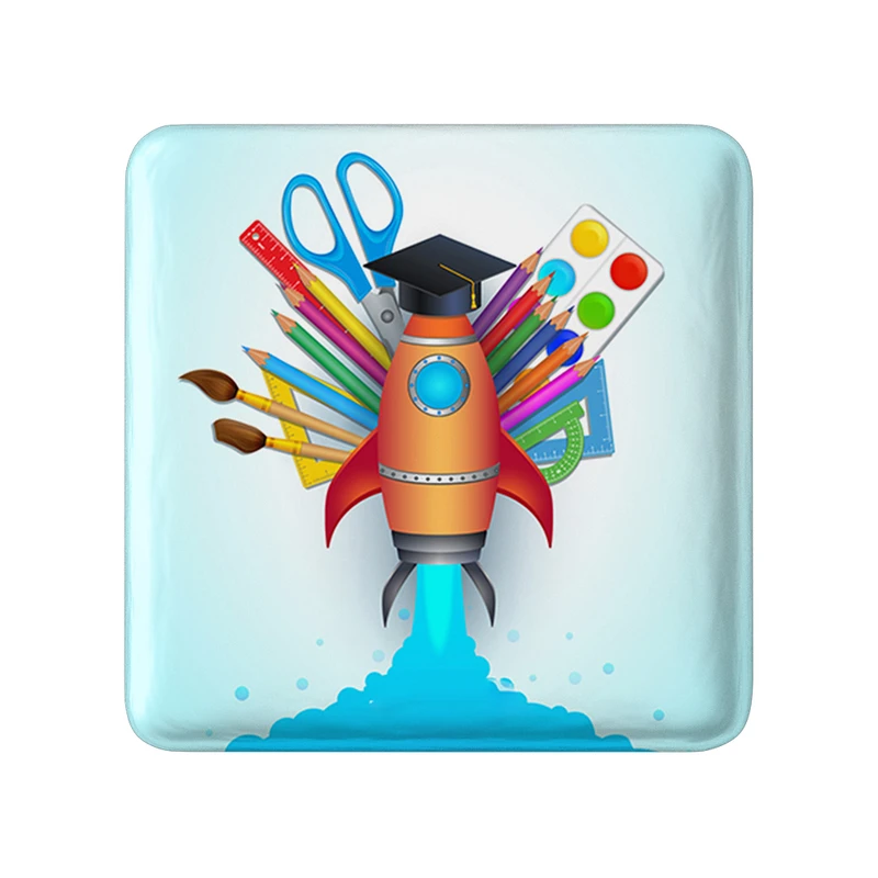 پیکسل خندالو طرح بازگشت به مدرسه مدل مربعی کد 30025