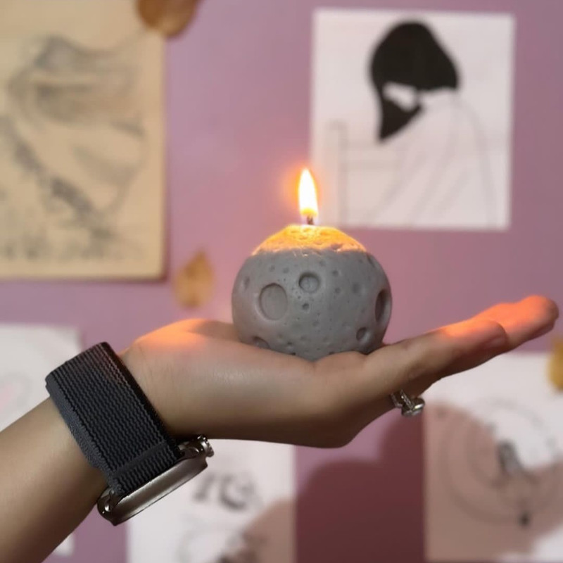 قالب شمع کوشا اکسسوری مدل کره ماه