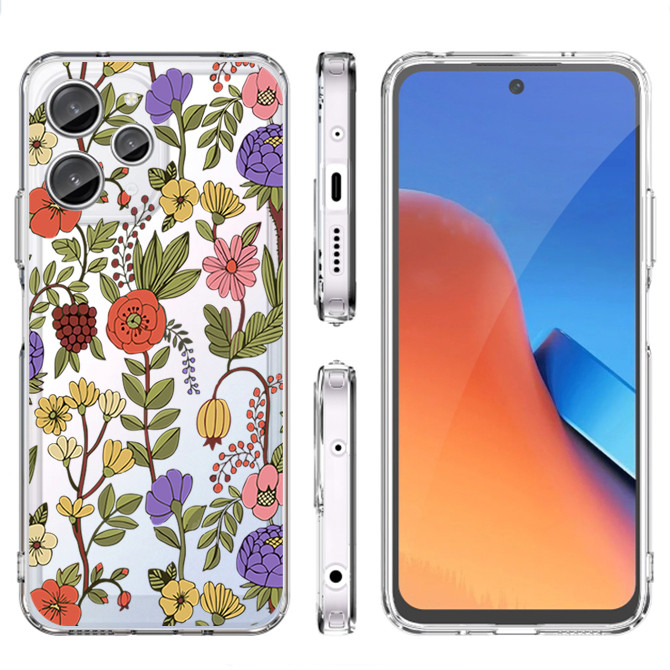 کاور طرح Tiny Flower مناسب برای گوشی موبایل شیائومی Redmi12  