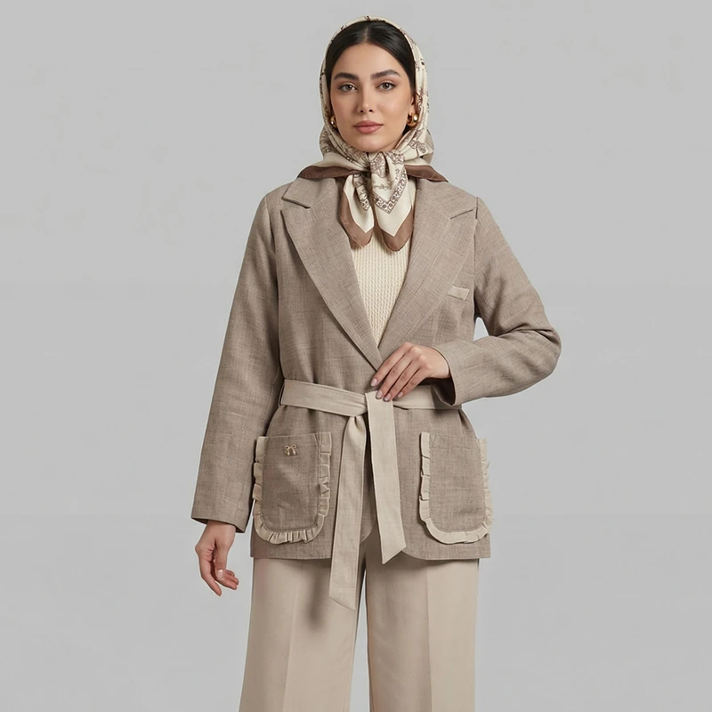 مانتو کتی زنانه السانا مدل تارامهر کد 227903
