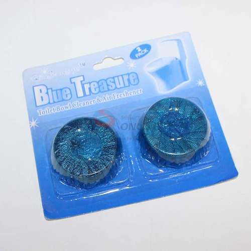 پک قرص جرم گیر و خشبو کننده توالت فرنگی مدل Blu Treasure بسته 2 عددی