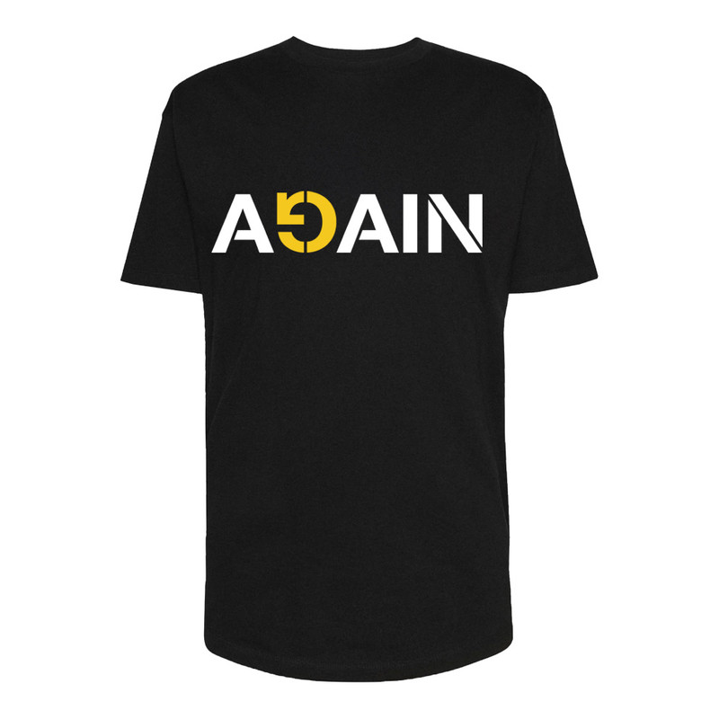تی شرت لانگ مردانه مدل AGAIN کد Sh148 رنگ مشکی