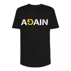 تی شرت لانگ زنانه مدل AGAIN کد Sh148 رنگ مشکی