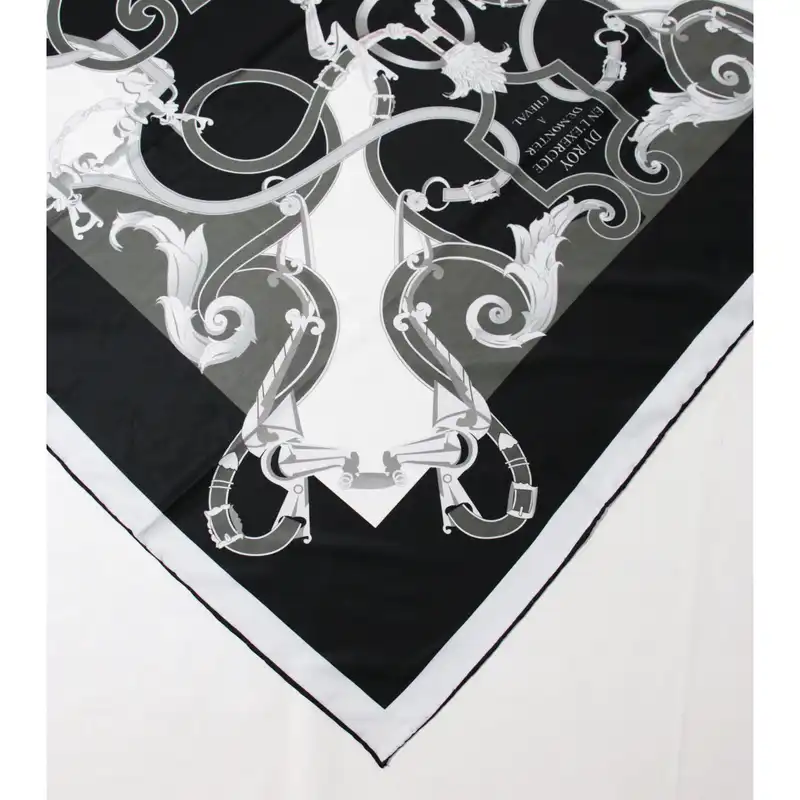 روسری زنانه مدل ابریشم مجلسی کمربندی کد 6055