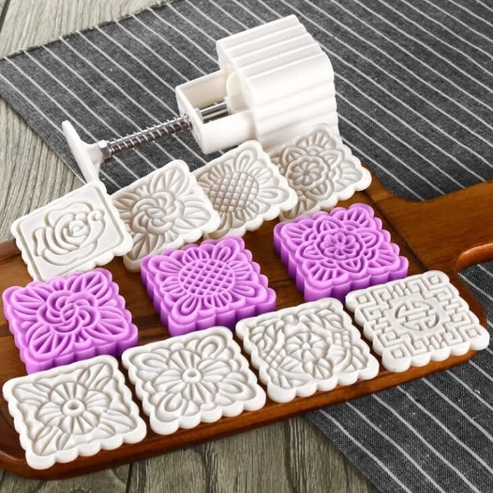 عکس شماره 9 : قالب شیرینی طرح کلمپه فشاری مدل pe833 مجموعه 6 عددی