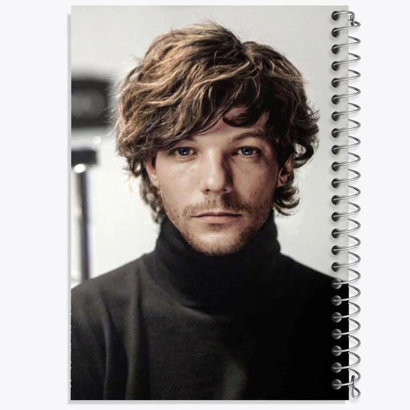 دفتر نقاشی 50 برگ خندالو مدل لوئی تاملینسون گروه موسیقی وان دایرکشن One Direction کد 2930