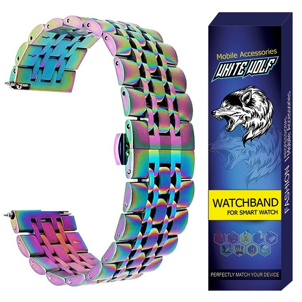 بند وایت ولف مدل W-7Bead مناسب برای ساعت هوشمند کیسلکت KR / KR Pro / KR2 /22mm